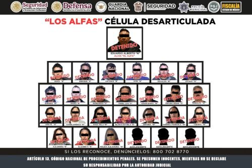 Video: Atrapan a 27de la banda "Los Alfas" brazo del CJNG y liberan a dos secuestrados